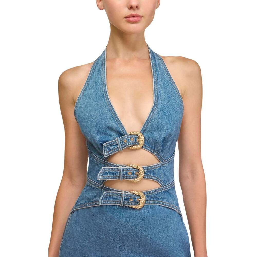 Cult Gaia - Anice Cut-Out Mini Dress - US 2 - Picture 5 of 6